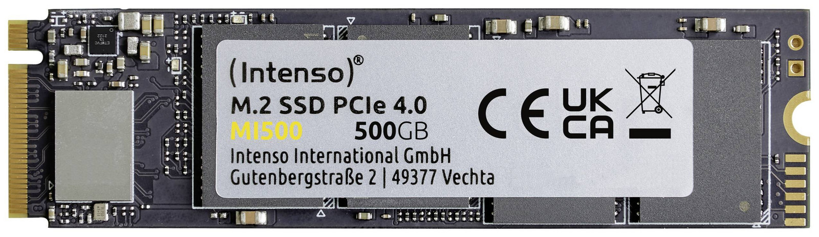 Intenso 500 GB interní SSD disk NVMe/PCIe M.2 PCIe NVMe 4.0 x4 Retail 3836450