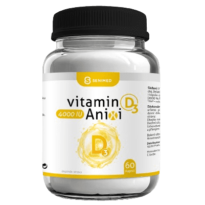 Anixi Vitamin D3 4000 IU 60 kapslí