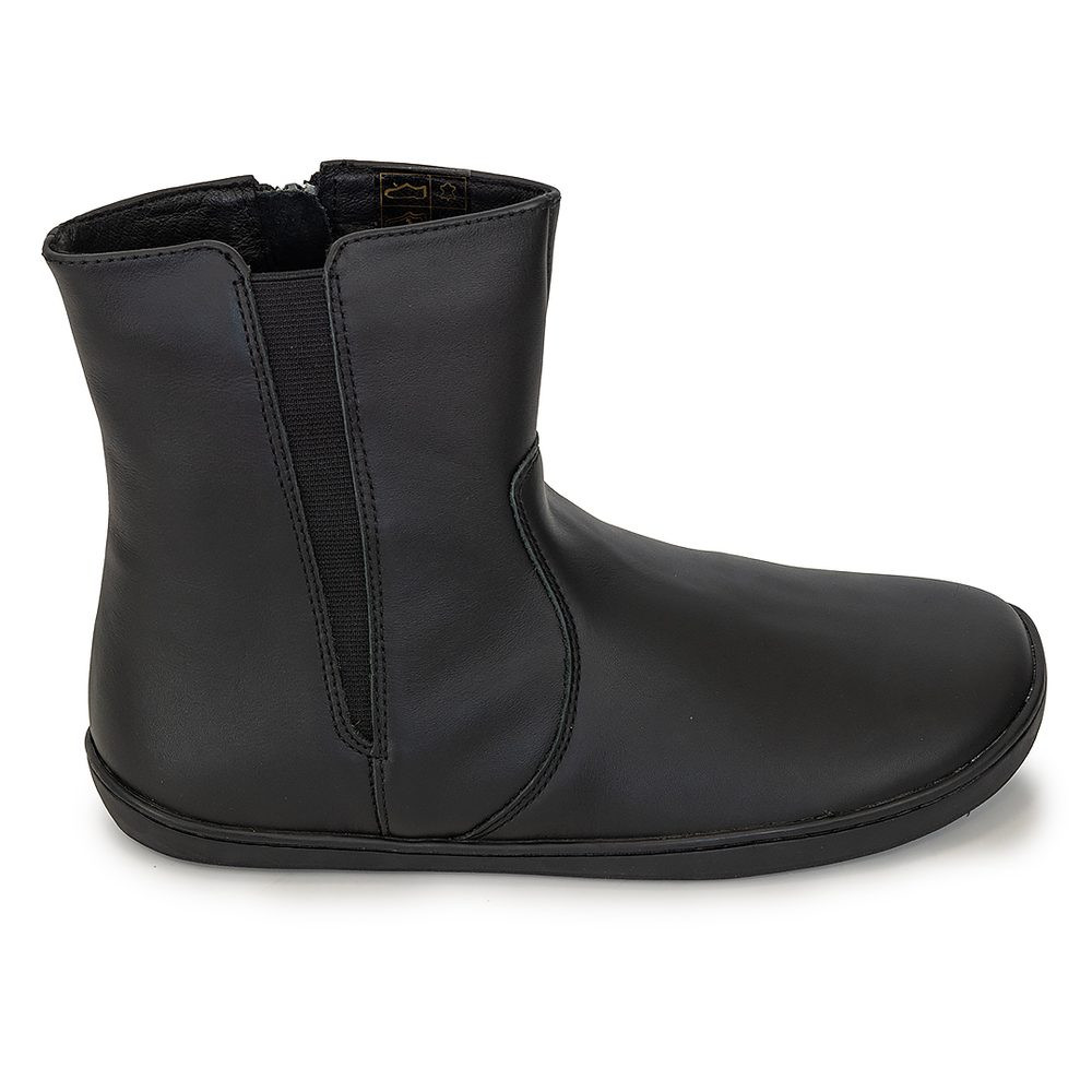 Dámské barefoot zimní boty TAMEA DARK BLACK, Protetika, tmavě černá - 38