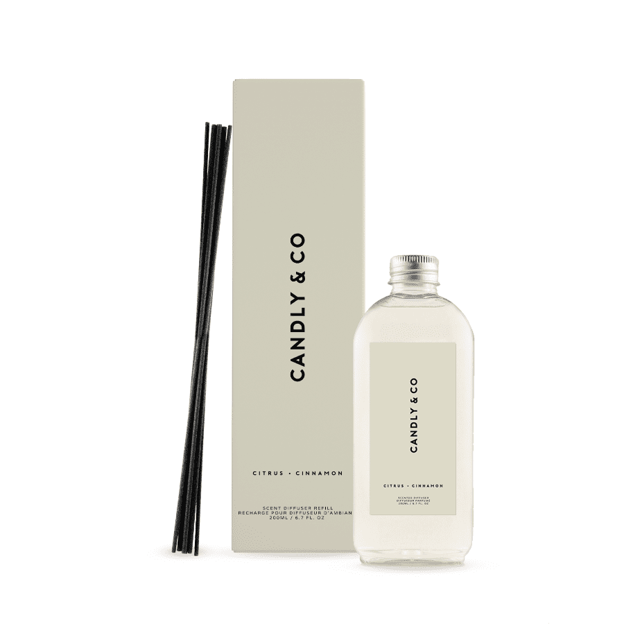 Candly&Co Diffuser Refill No.3 Citrus, Cinnamon Difuzér 200 ml