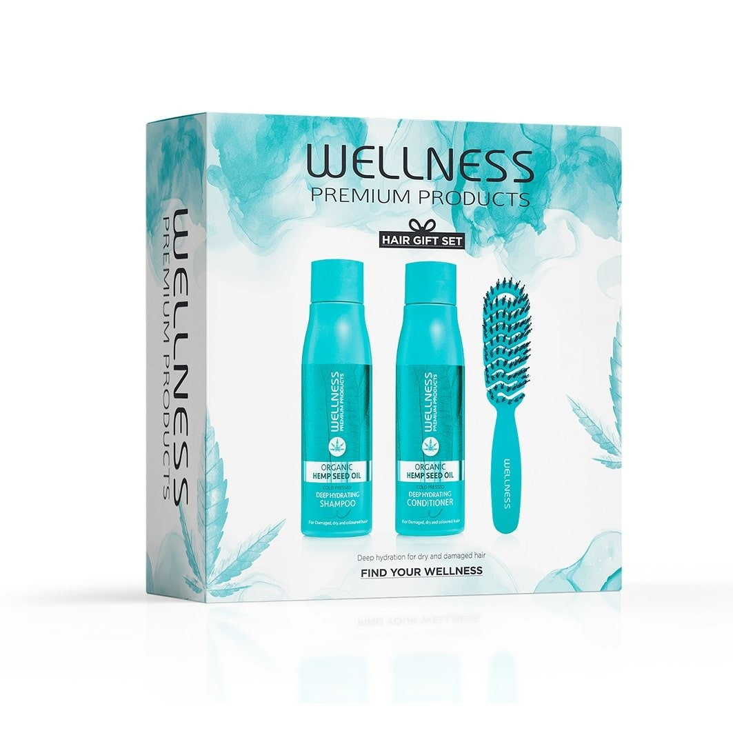 Wellness Premium Deep Hydra Set W Brush Vlasové Péče 1 kus