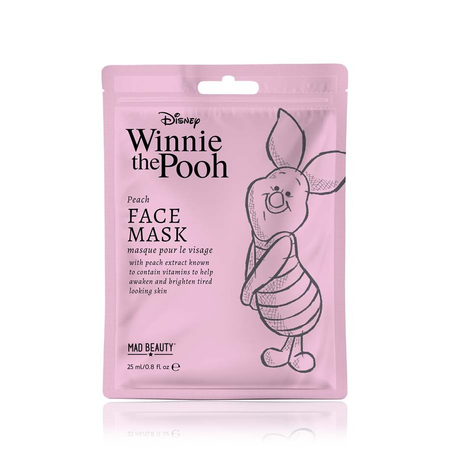 Mad Beauty Winnie The Pooh Cosmetic Sheet Mask Piglet Maska Na Obličej 25 ml