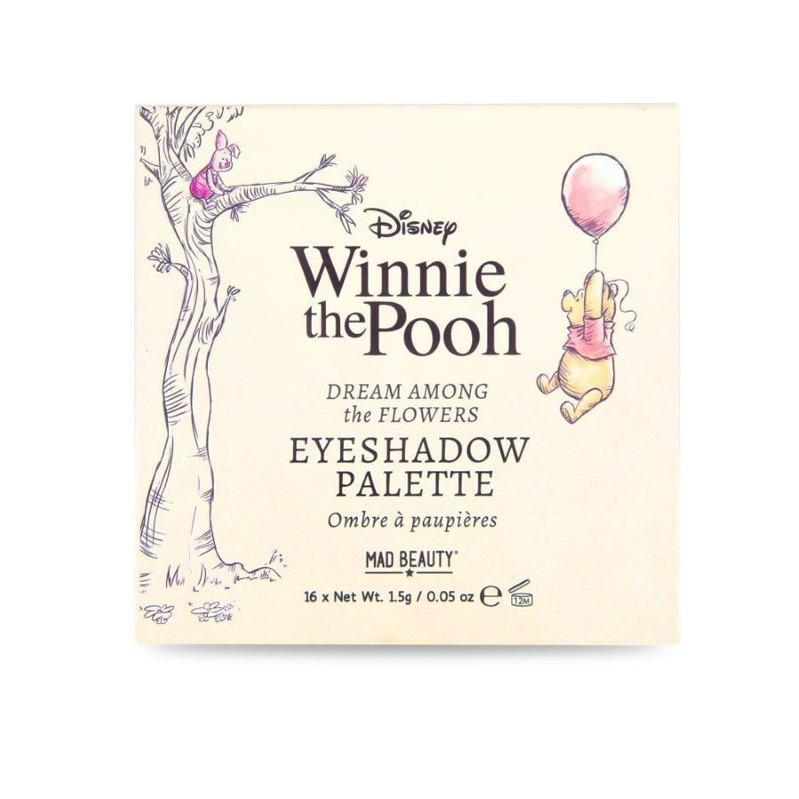 Mad Beauty Winnie The Pooh Eyeshadow Palette Paletka Očních Stínů 19.2 g