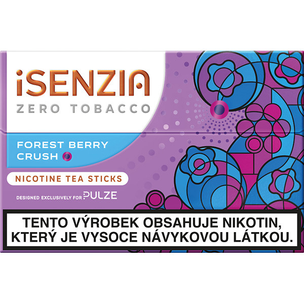 Bylinná náplň iiSenzia Forrest Berry Crush Q karton