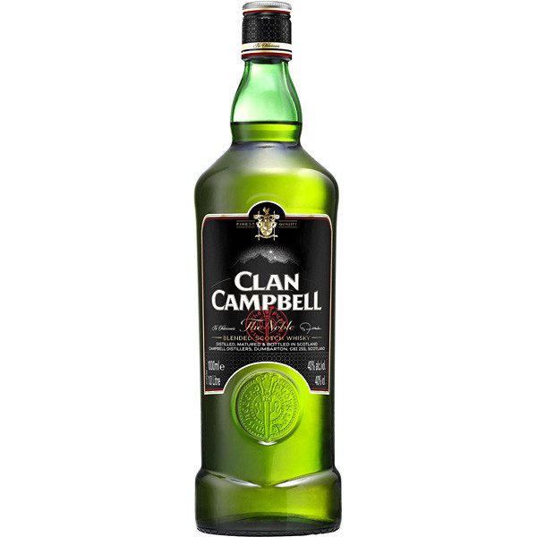Whisky Clan Campbell 1l 40% (holá láhev)