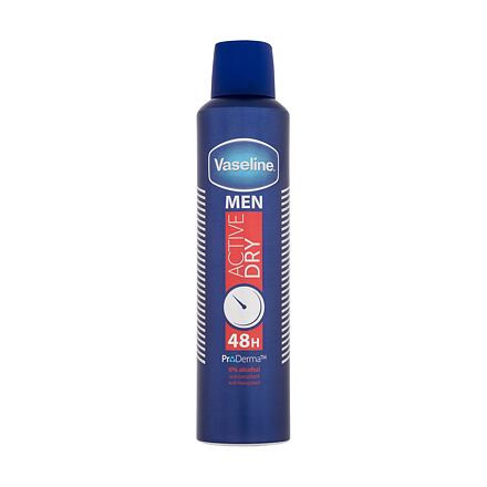 Vaseline Men Active Dry 48h deospray antiperspirant 250 ml pro muže