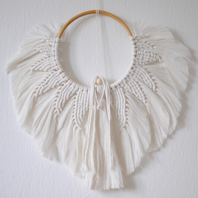 MACRAMÉ ANDĚL VELKÝ - bambus