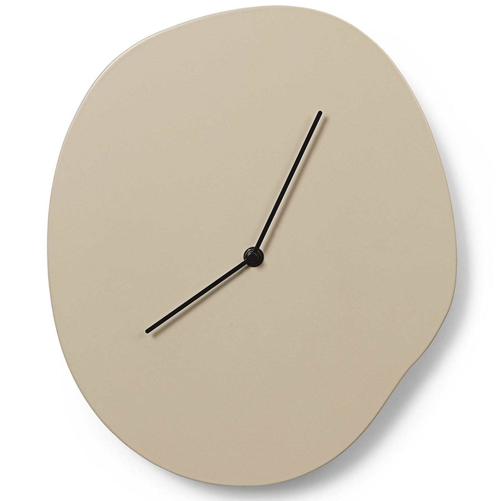 Nástěnné hodiny MELT 33 cm, kašmírová, MDF, ferm LIVING