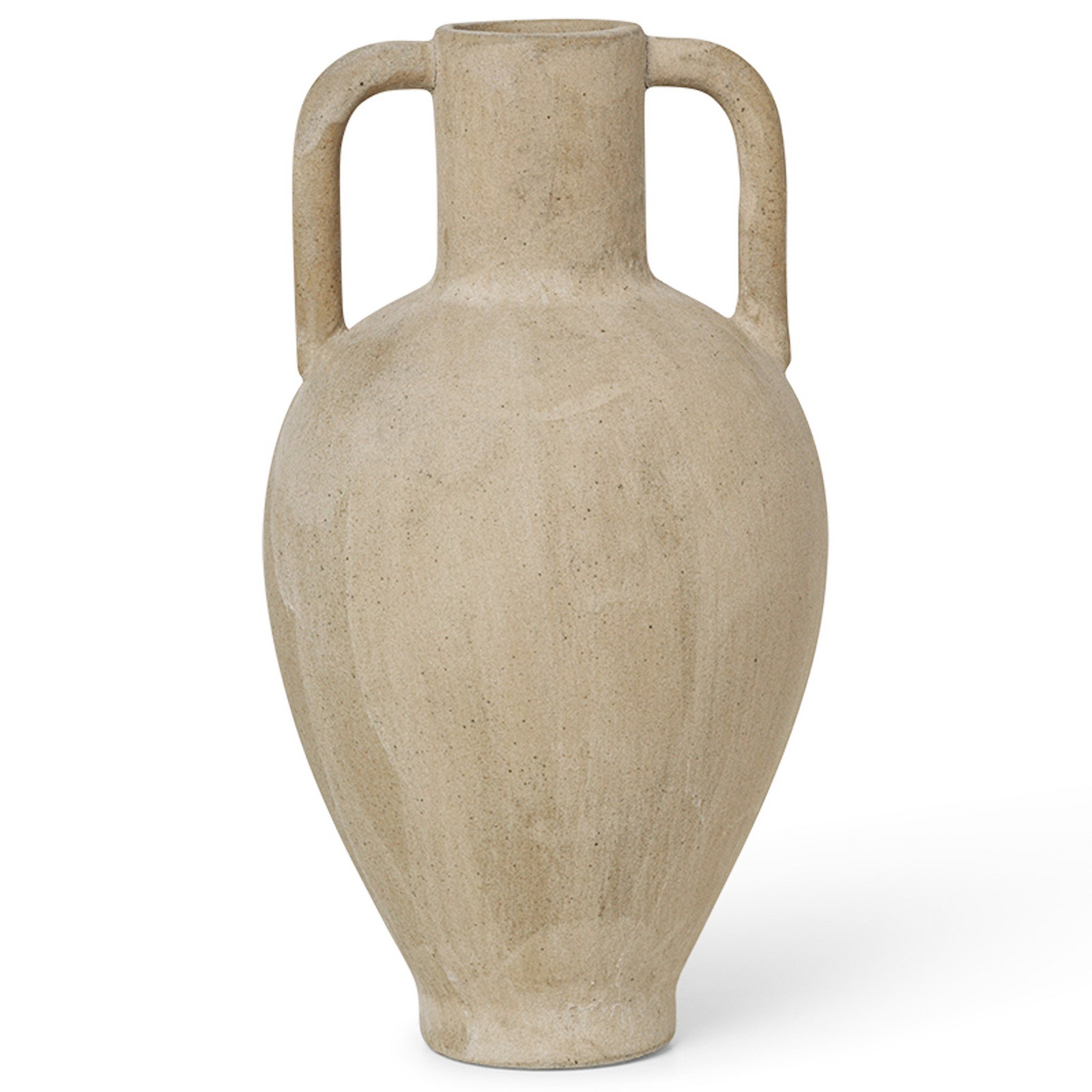 Váza ARY 11,5 cm, písková, kamenina, ferm LIVING