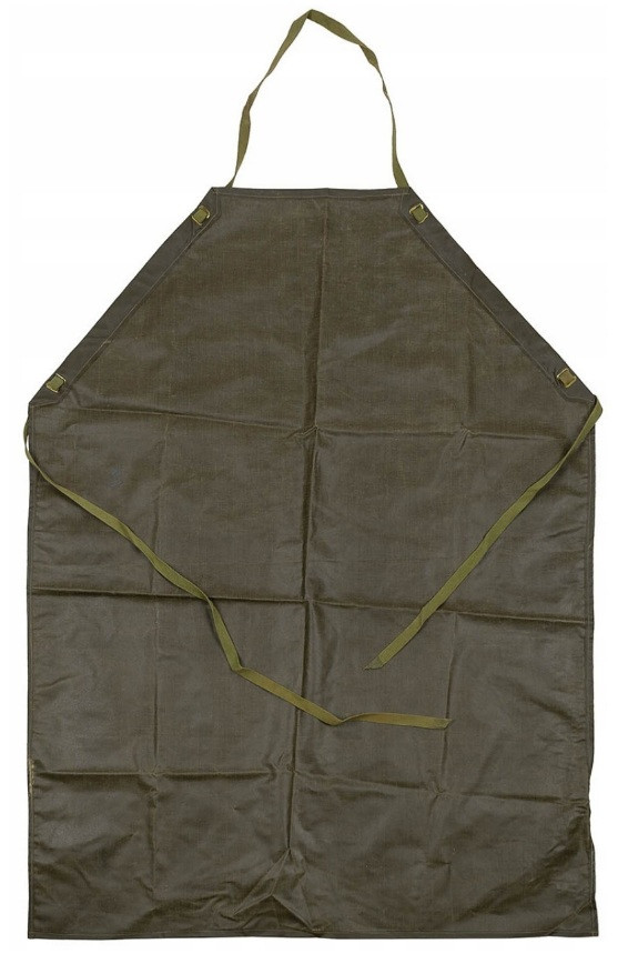 Vojenská zástěra vinylová PVC zelená Švédsko originál