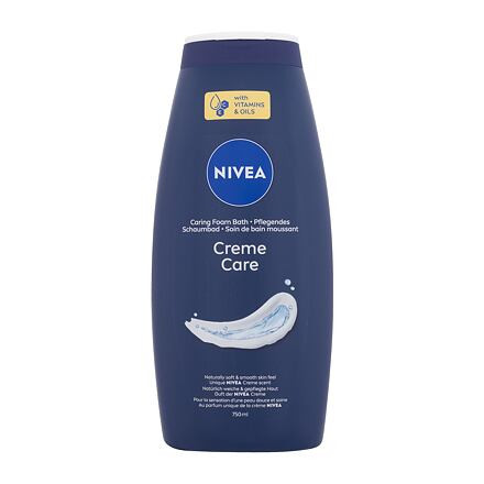 Nivea Creme Care Caring Foam Bath dámská jemná pěna do koupele 750 ml pro ženy