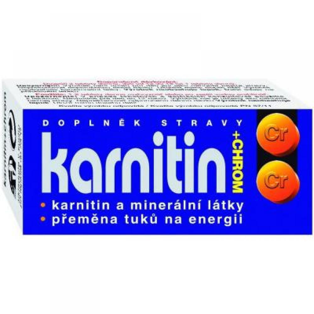 NATURVITA Karnitin + chrom 50 tablet, poškozený obal