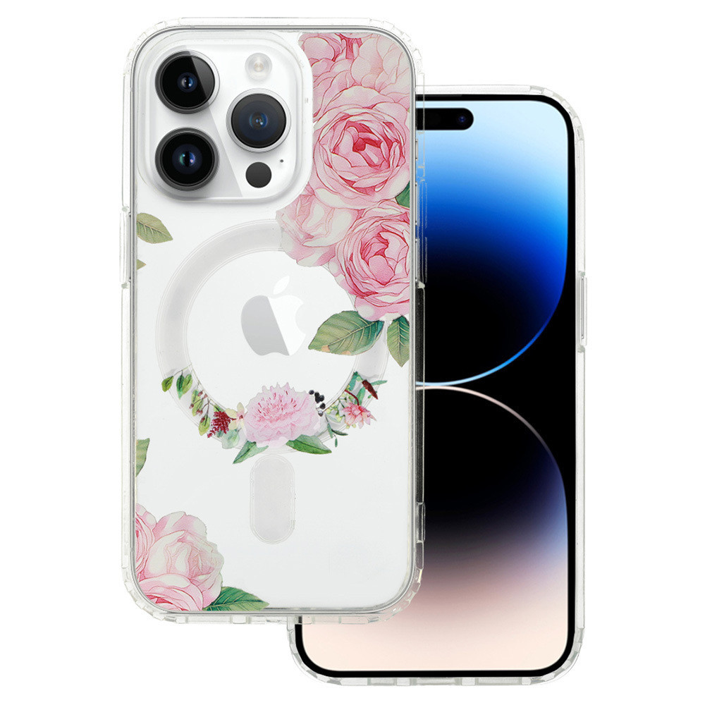 Zadní kryt Tel Protect Flower Magsafe pro iPhone 16 design 1