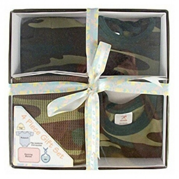 Set dárkový na batole Rothco Infant 4 ks - woodland