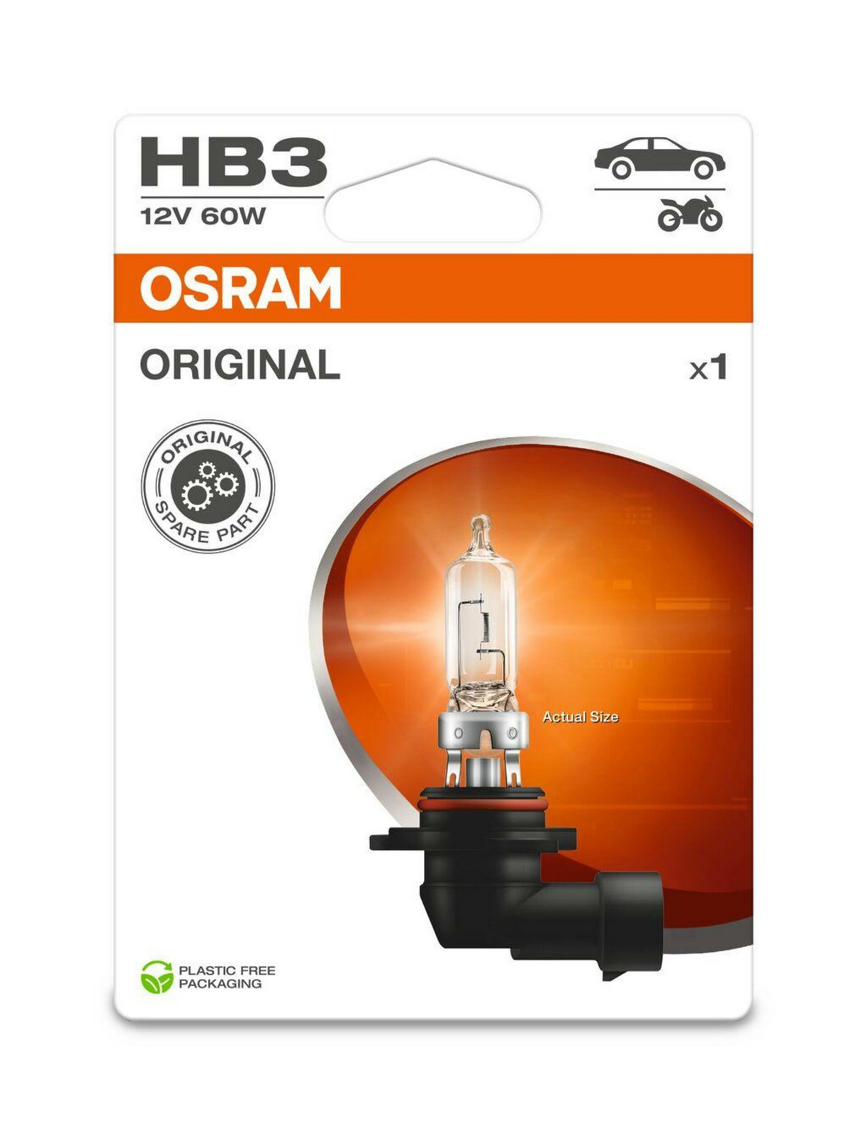 OSRAM HB3 12V 60W P20d blistr Original 9005-1BL