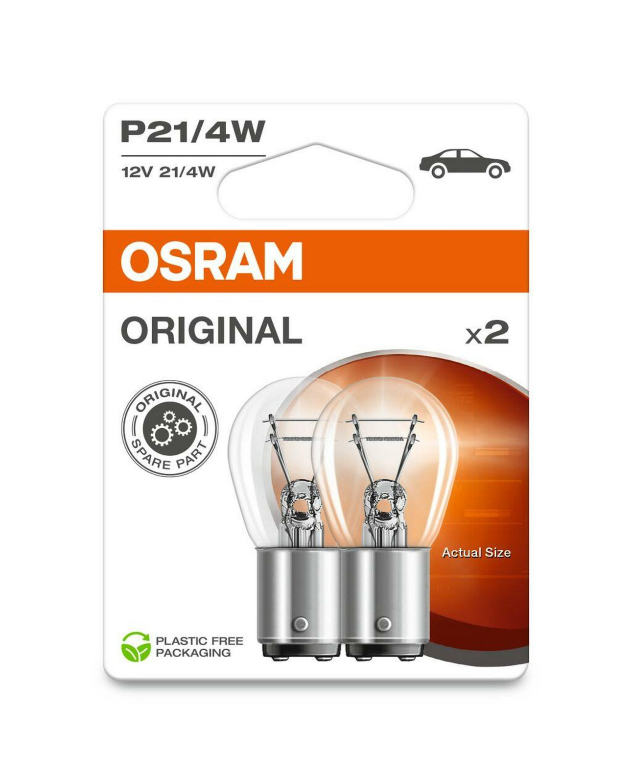 OSRAM P21/4W 12V 21/4W BAZ15d 2ks blistr 7225-2BL