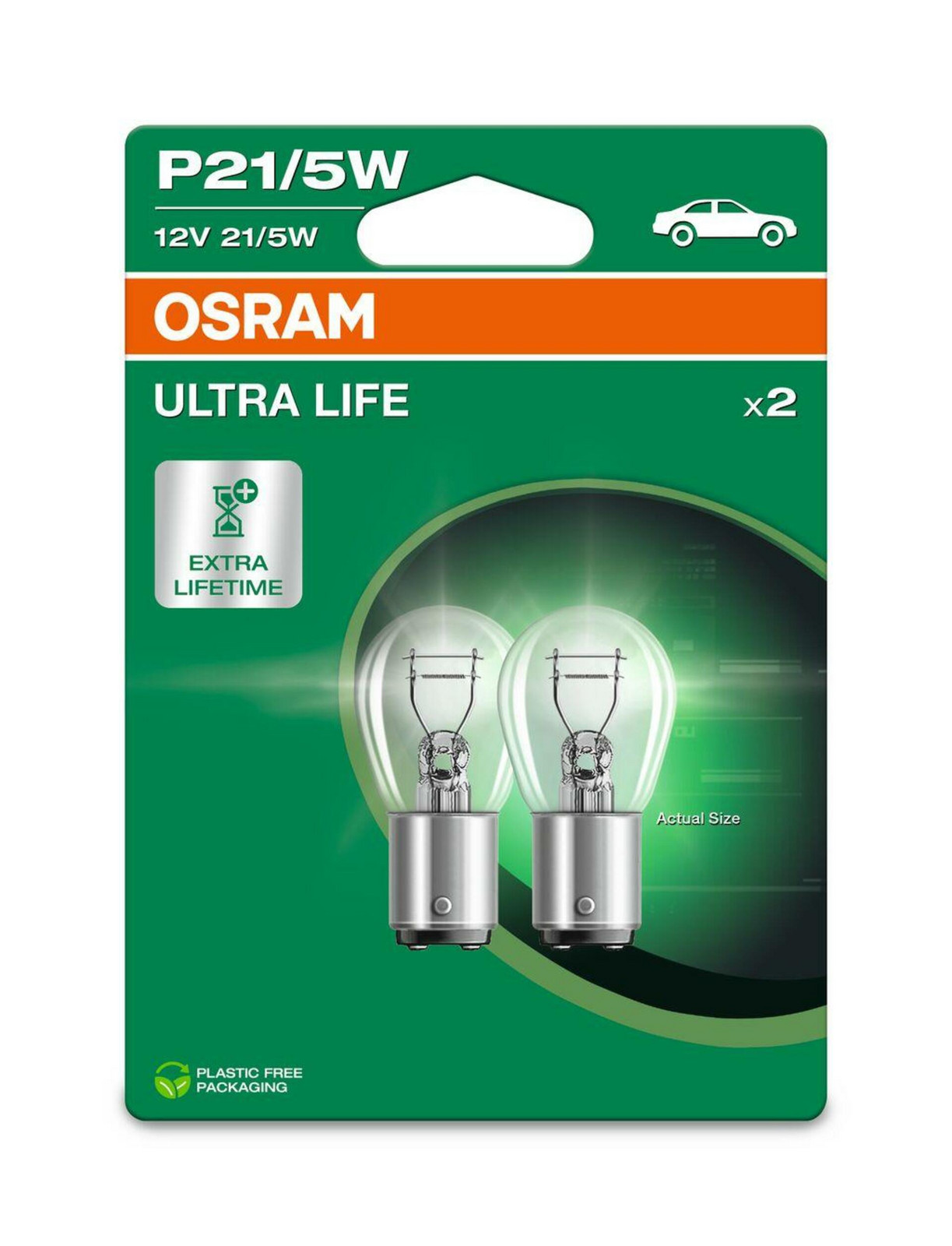 OSRAM P21/5W 12V 21/5W BAY15d ULTRA LIFE 2ks blistr 7528ULT-2BL