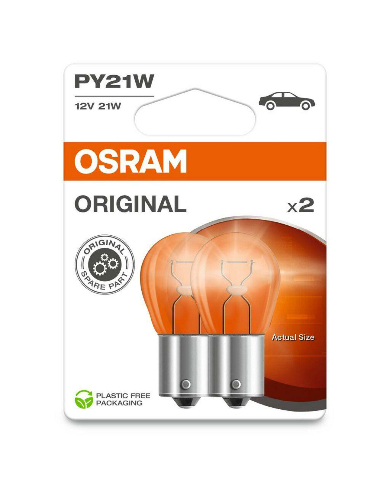 OSRAM PY21W 12V 21W BAU15s blistr 2ks 7507-2BL