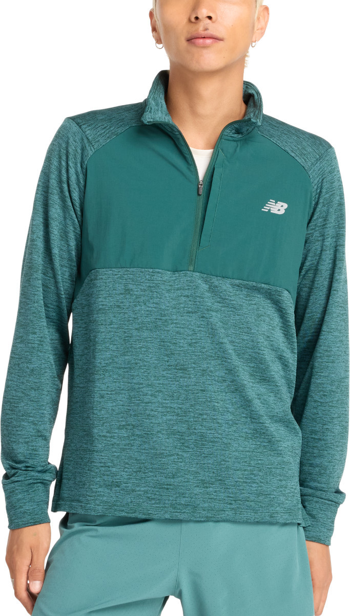 Mikina New Balance Athletics Heat Grid 1/2 Zip