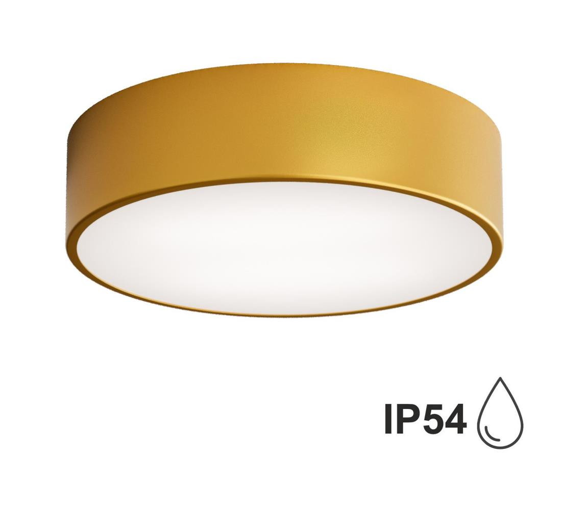 Koupelnové stropní svítidlo CLEO 2xE27/24W/230V pr. 30 cm zlatá IP54
