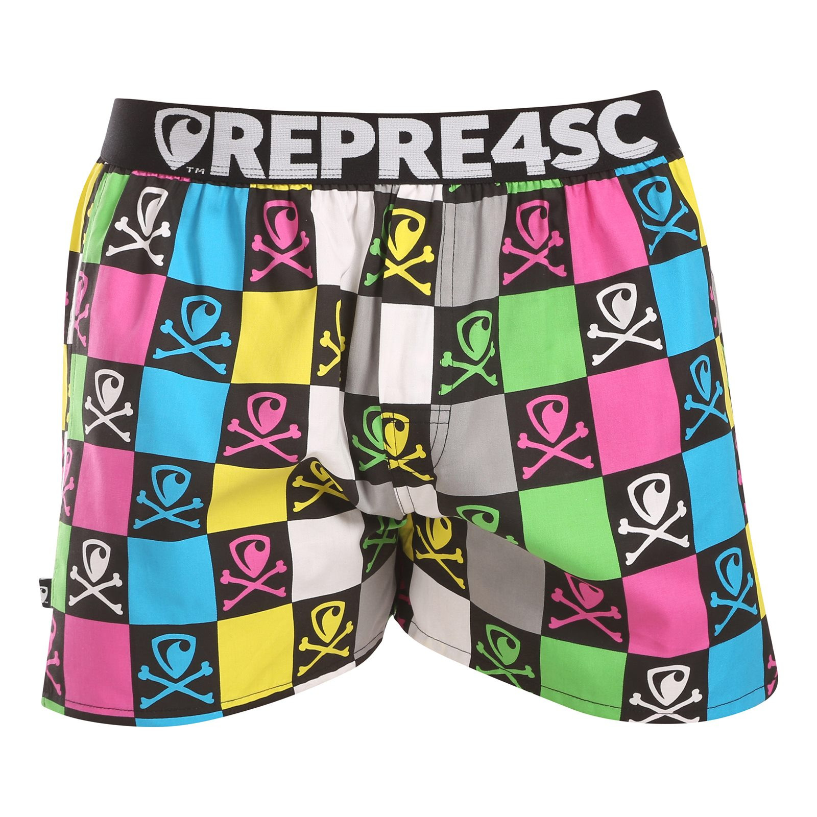 Pánské trenky Represent exclusive Mike Bones Monoscope (R4M-BOX-0718) XXL, trenýrky