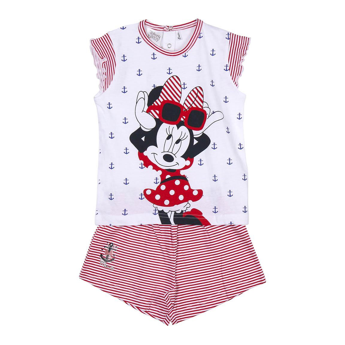 SHORT PYJAMAS SUSPENDERS MINNIE