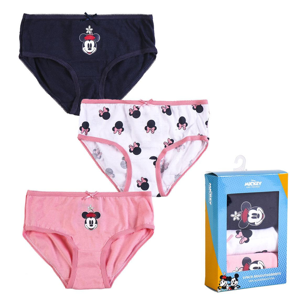 GIRLS' UNDERWEAR SET SINGLE JERSEY 3 PIECES MINNIE