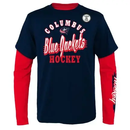 Dětské tričko Outerstuff  TWO MAN ADVANTAGE 3 IN 1 COMBO COLUMBUS BLUE JACKETS