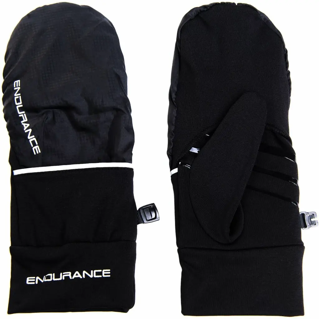 Běžecké rukavice Endurance Silverton Mittens černé, XS