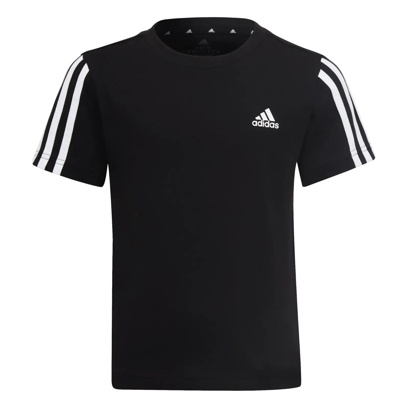 Dětské tričko adidas  Essentials 3-Stripes T-Shirt Black