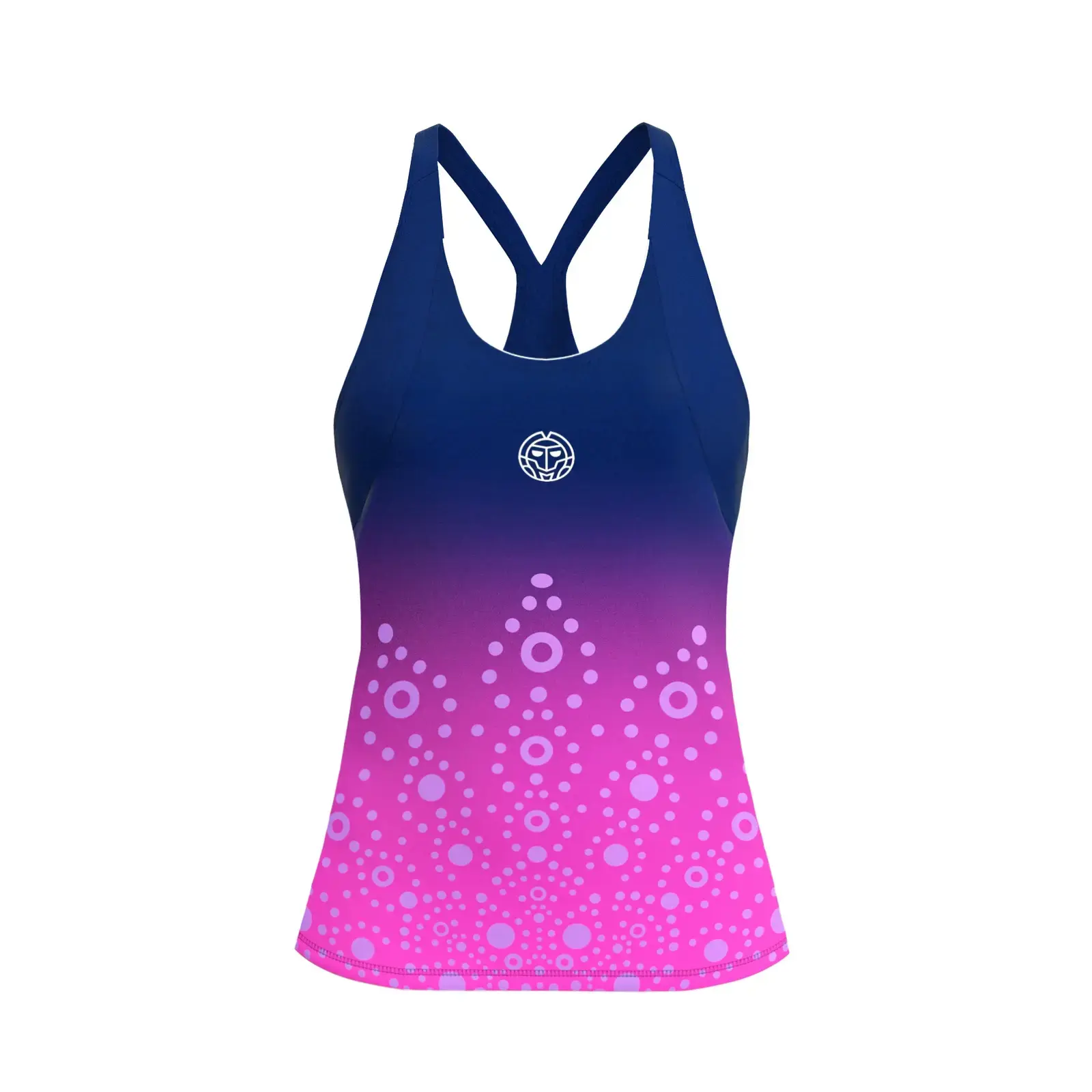 Dívčí tílko BIDI BADU  Colortwist Junior Tank Pink/Dark Blue 128 cm