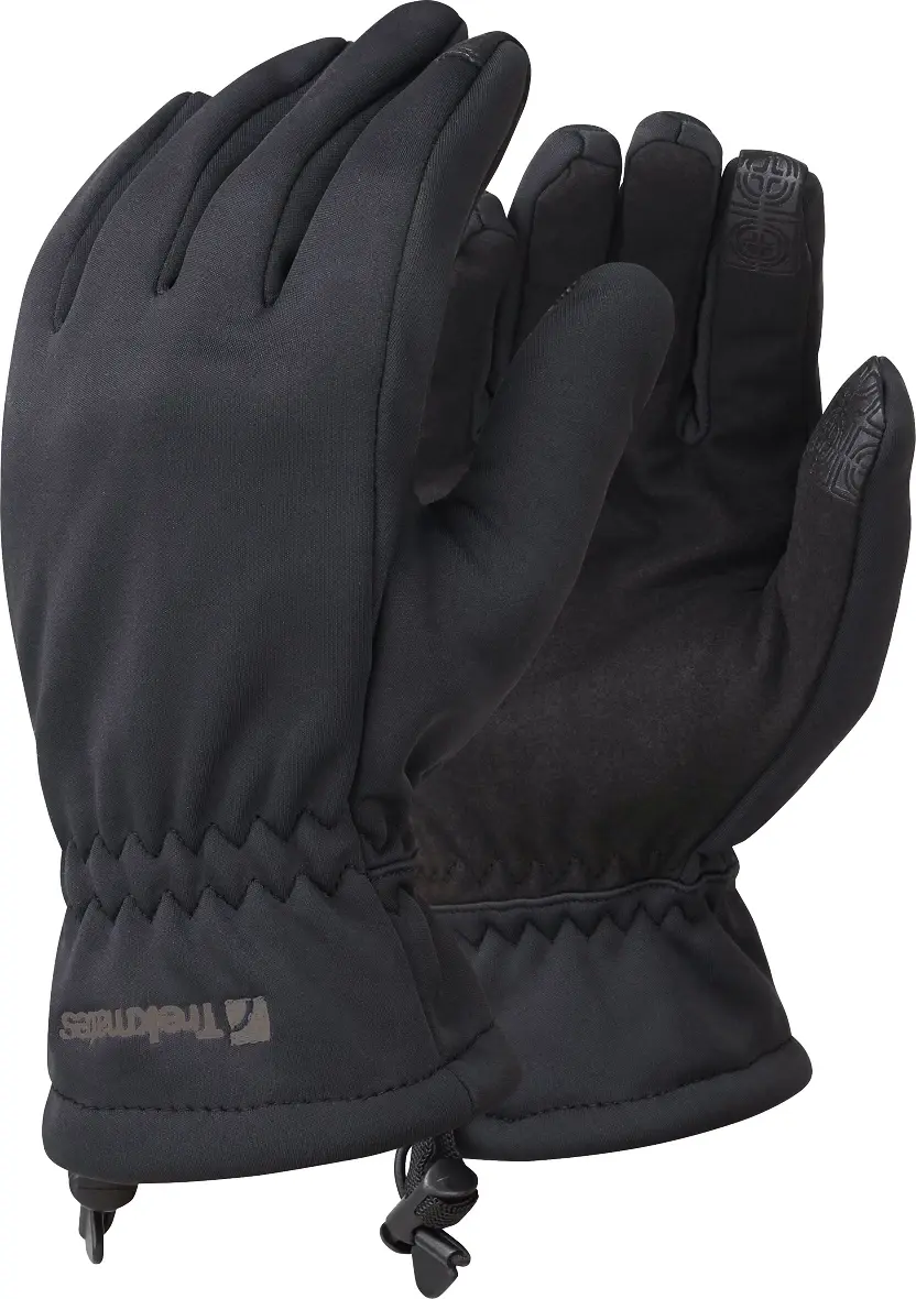 Rukavice Trekmates  Rigg Glove Black, M