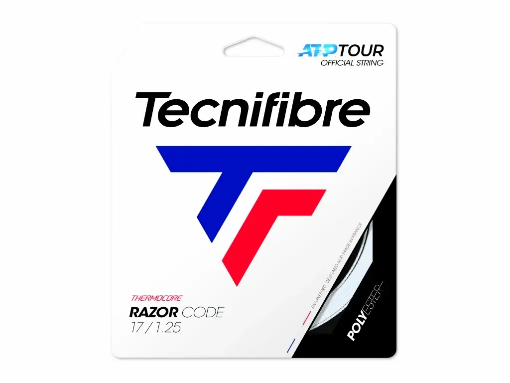 Tenisový výplet Tecnifibre  Razor Code White (12 m)  1,20 mm