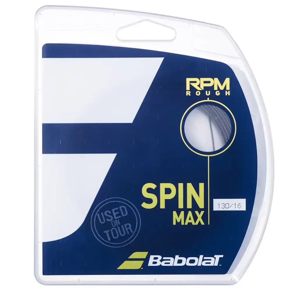 Tenisový výplet Babolat  RPM Rough Dark Grey 12m  1,25 mm