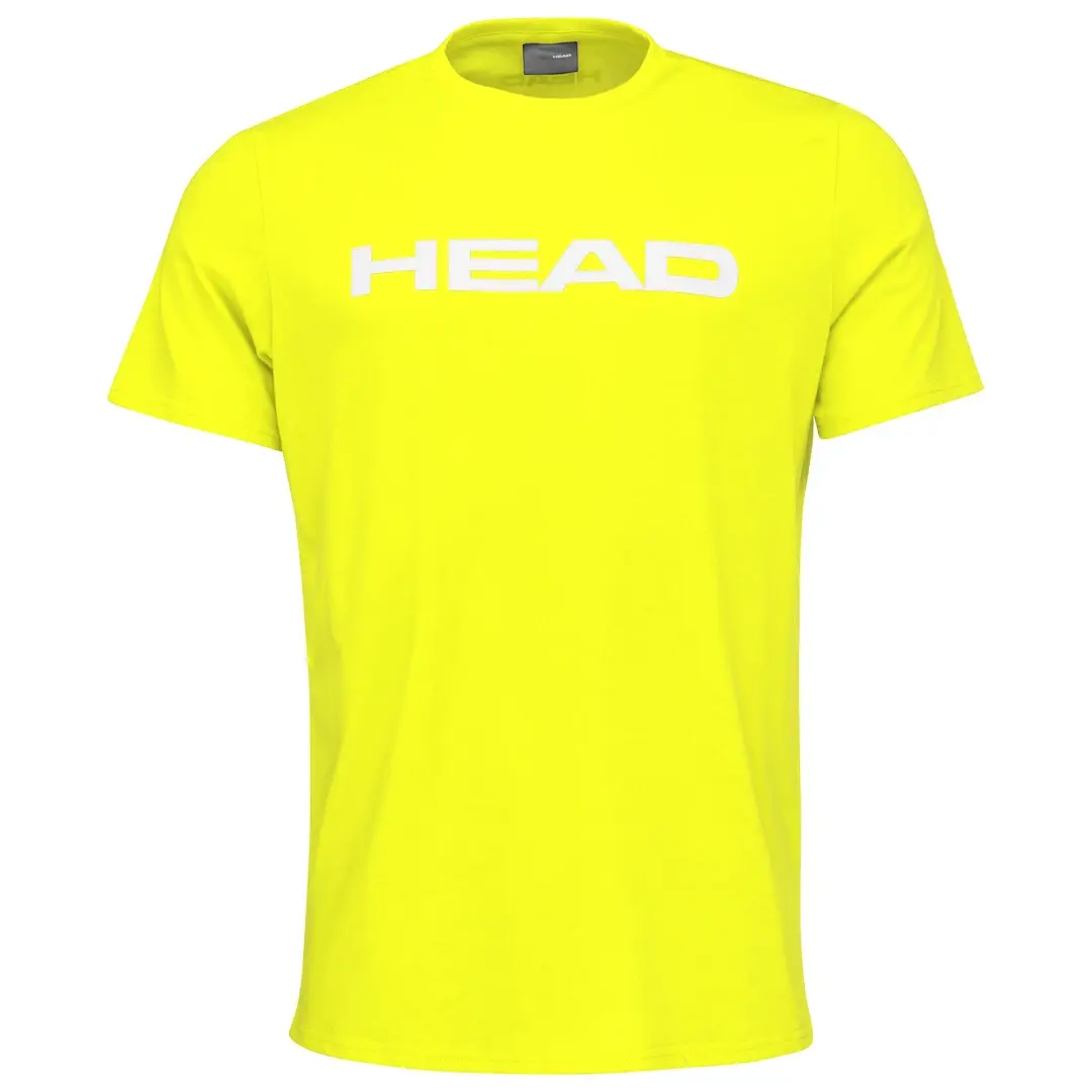 Dětské tričko Head  Club Basic T-Shirt Junior Yellow 128 cm