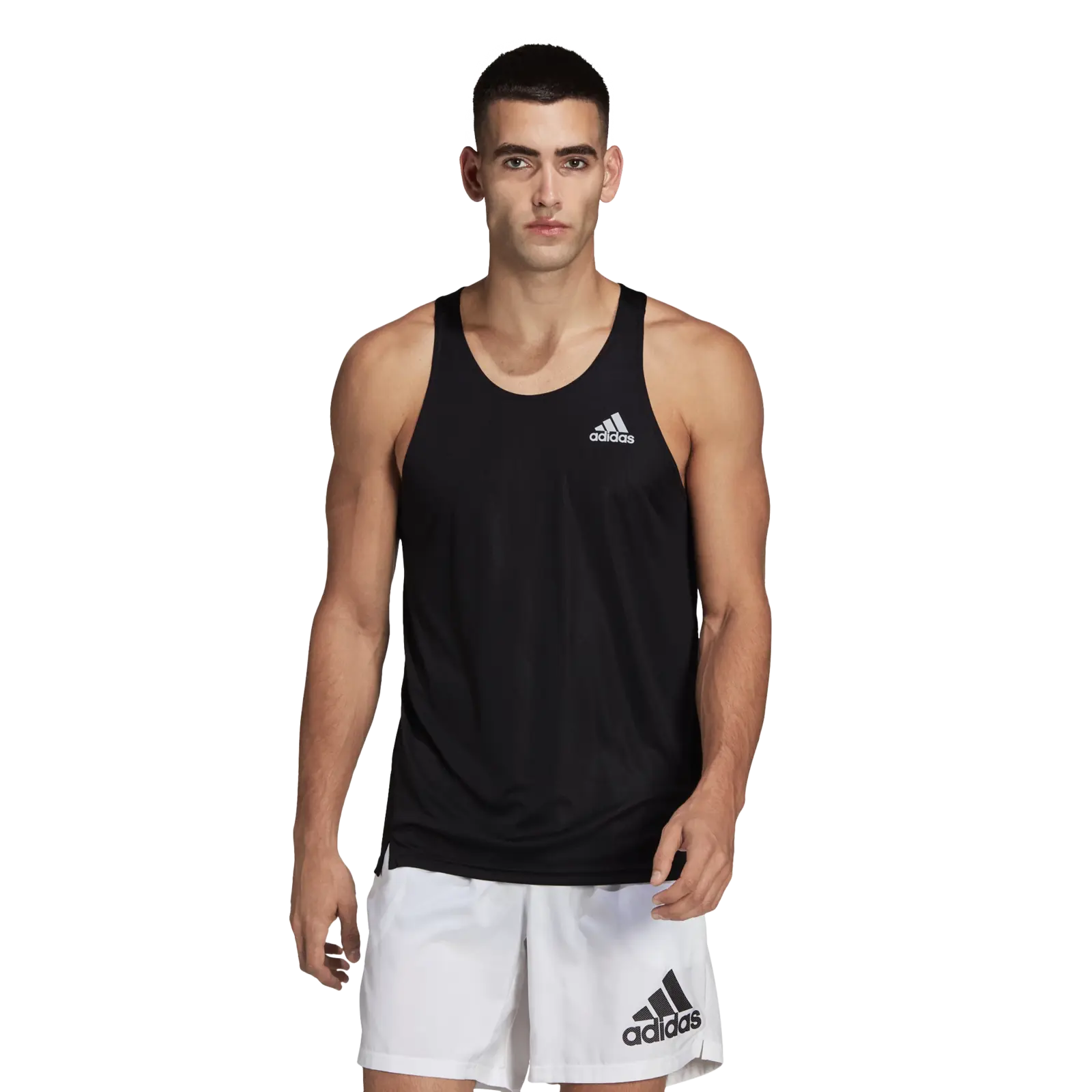 Pánské tílko adidas Own The Run Singlet Black