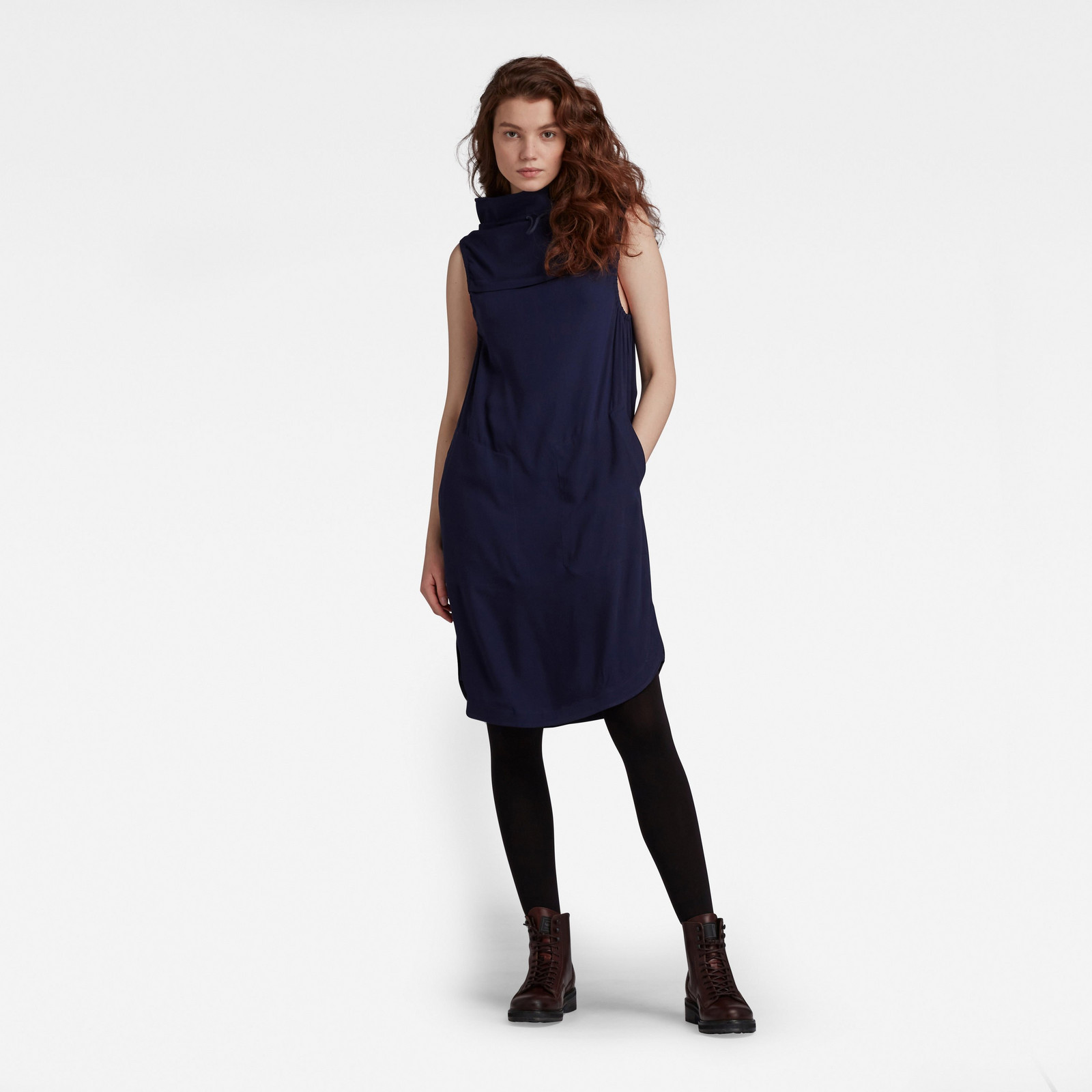 G-STAR Dress - Millery mock dress blue