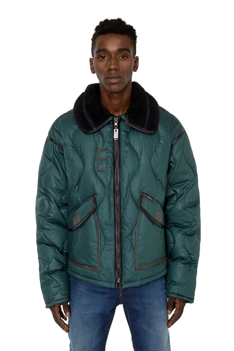 Diesel Jacket - W-PETRIT JACKET green