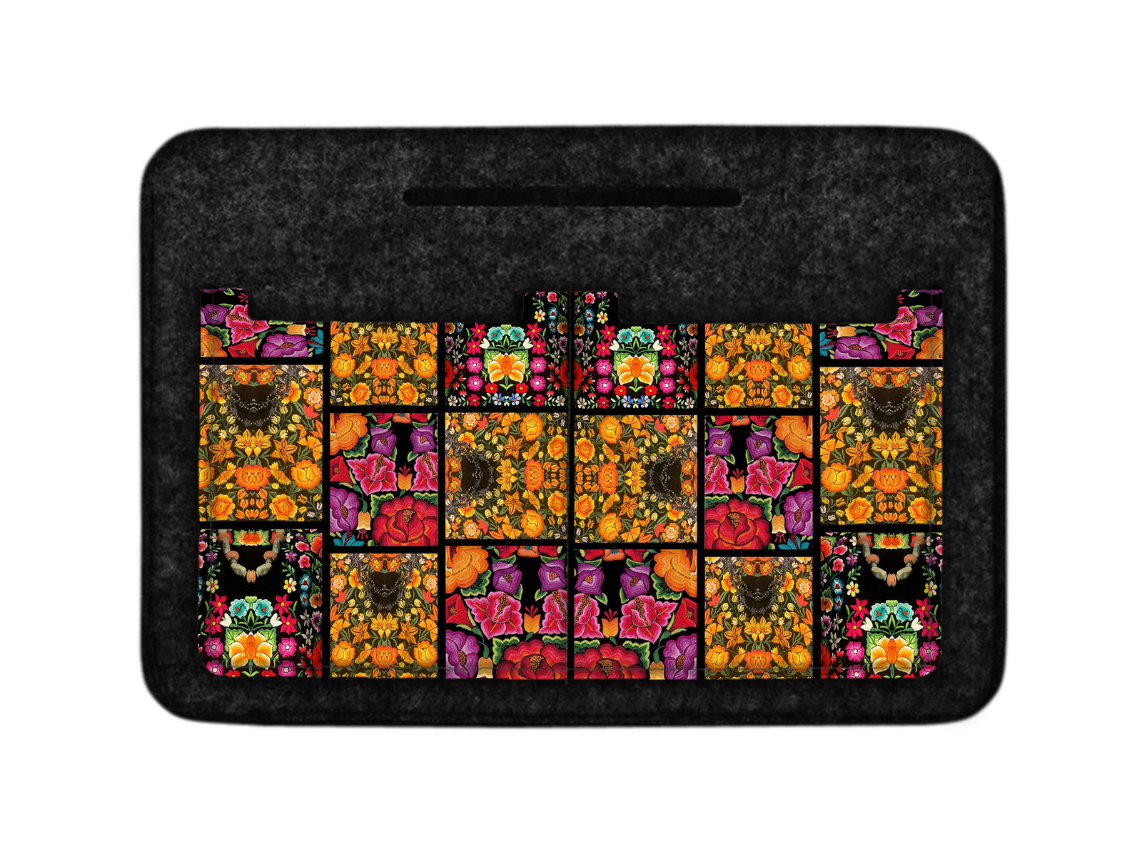 Bertoni Unisex's Felt Bag Organiser Frida Flowers