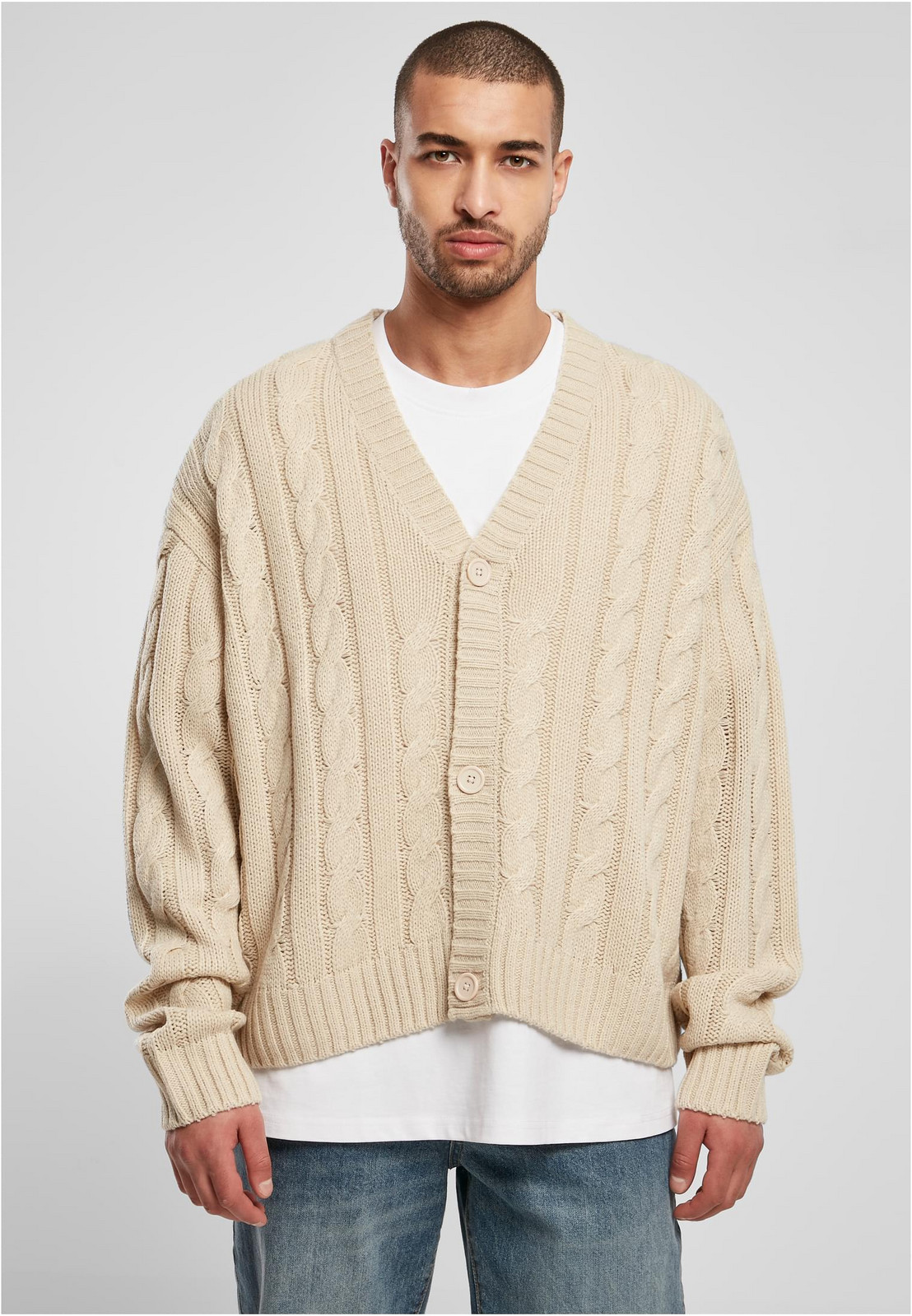 Boxy Cardigan softseagrass