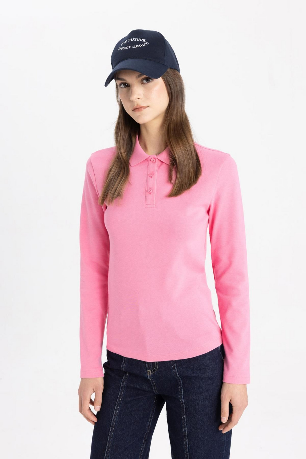 DEFACTO Polo Neck Long Sleeve Tunic