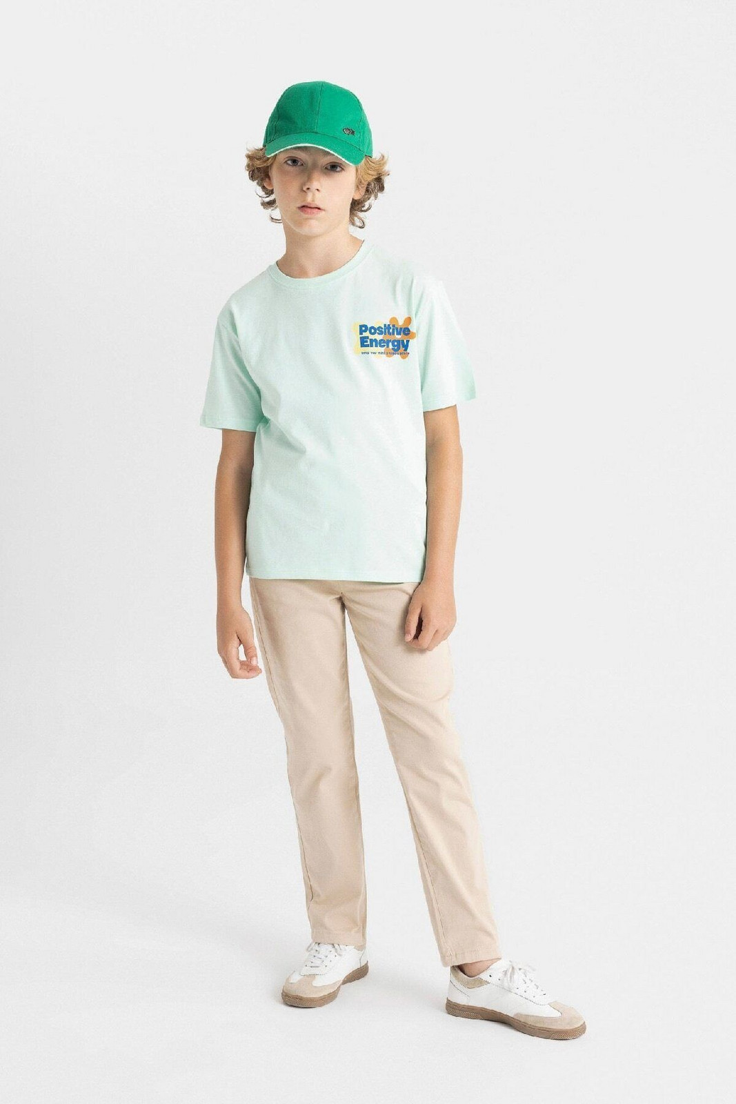DEFACTO Boy's Straight Leg Gabardine School Trousers