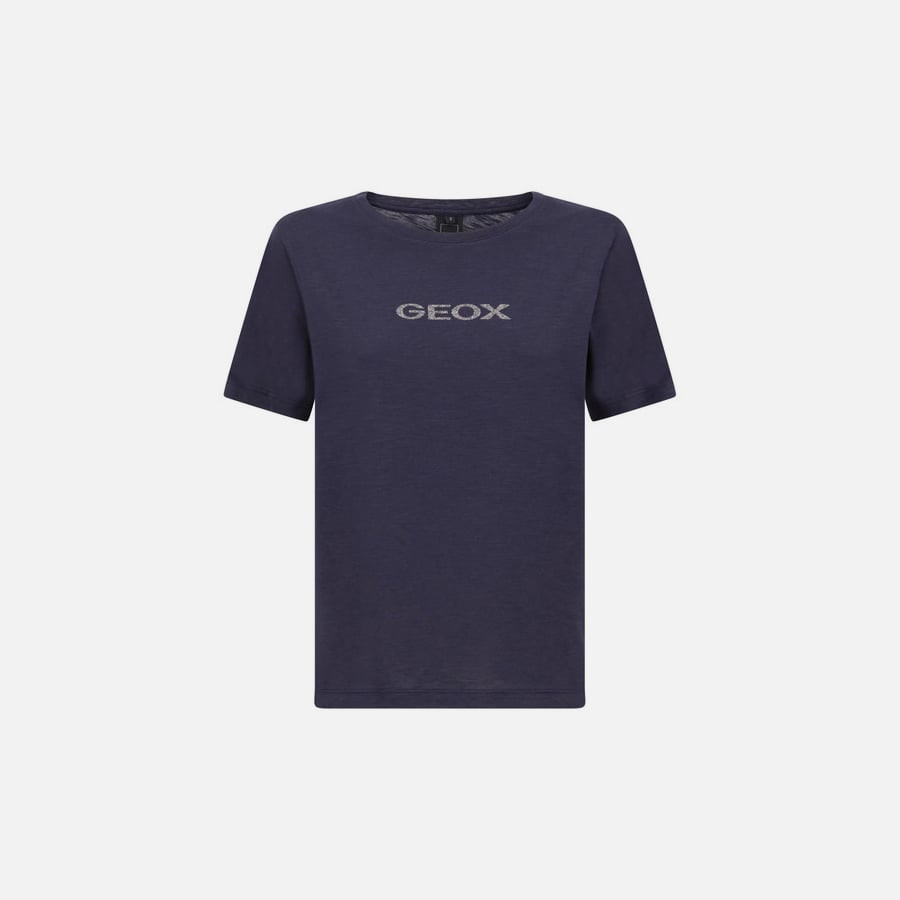 GEOX Tmavě modré dámské tričko T-shirt - Dámské