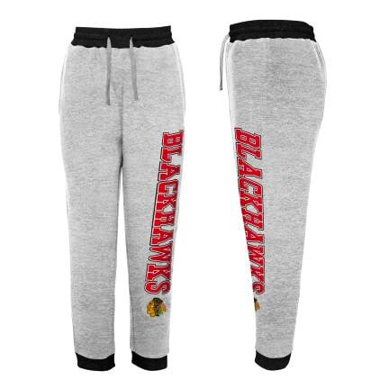 Dětské kalhoty Outerstuff  SKILLED ENFORCER FLEECE PANT CHICAGO BLACKHAWKS