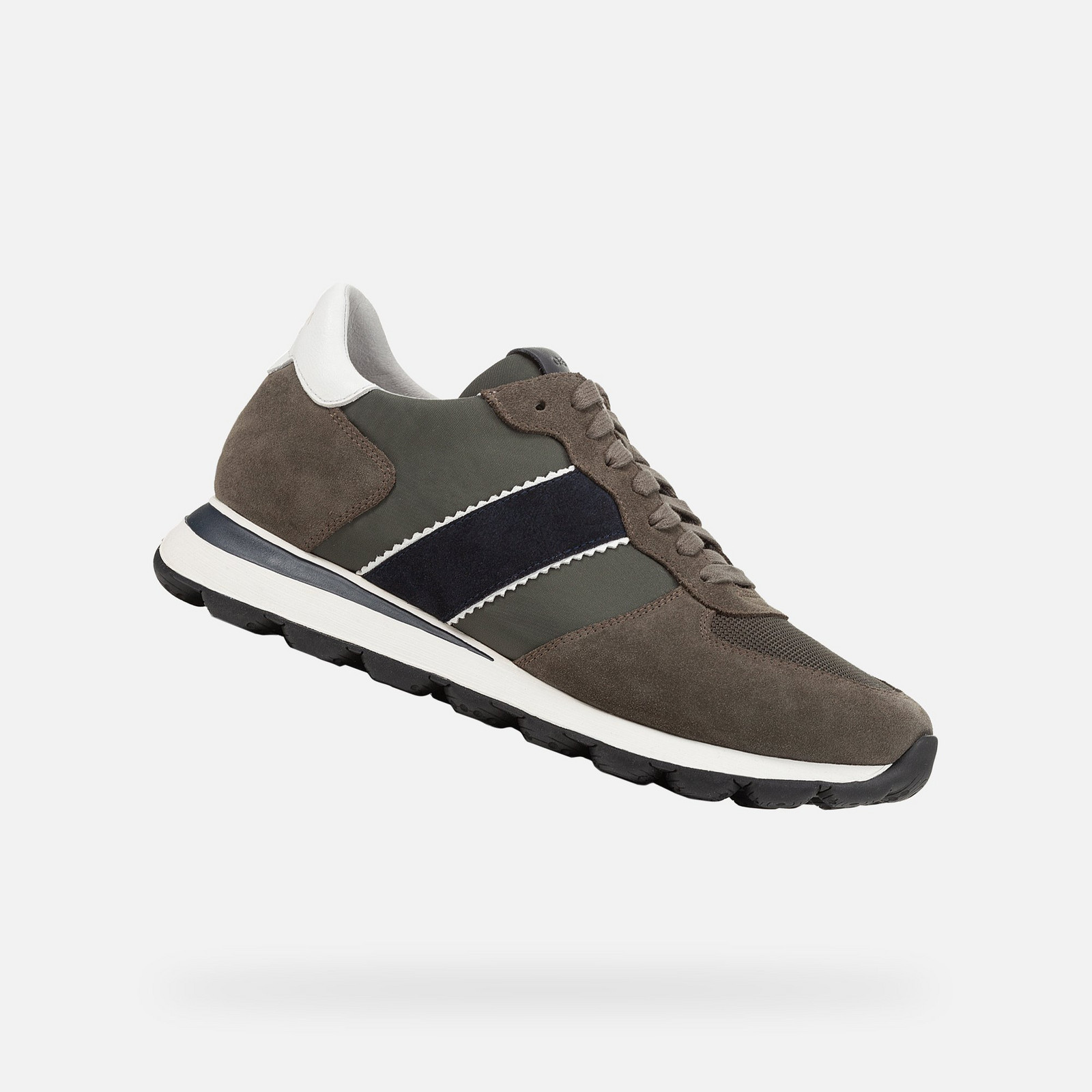 GEOX Khaki pánské tenisky Spherica vseries - Pánské