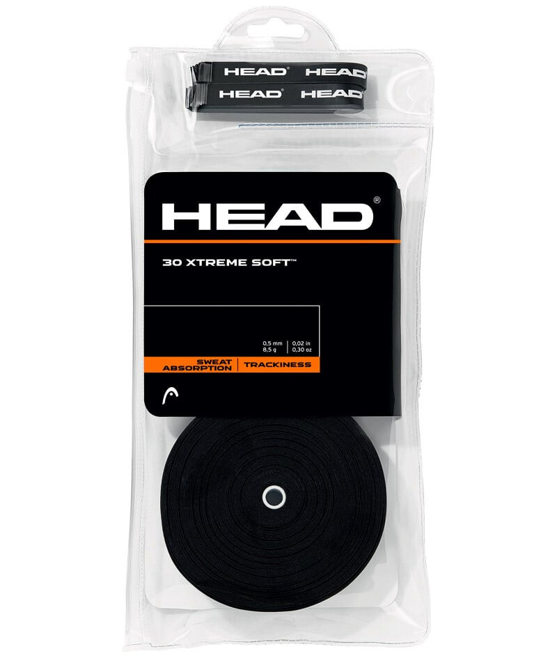 Omotávka na rakety vrchní Head Xtreme Soft Black (30 ks)