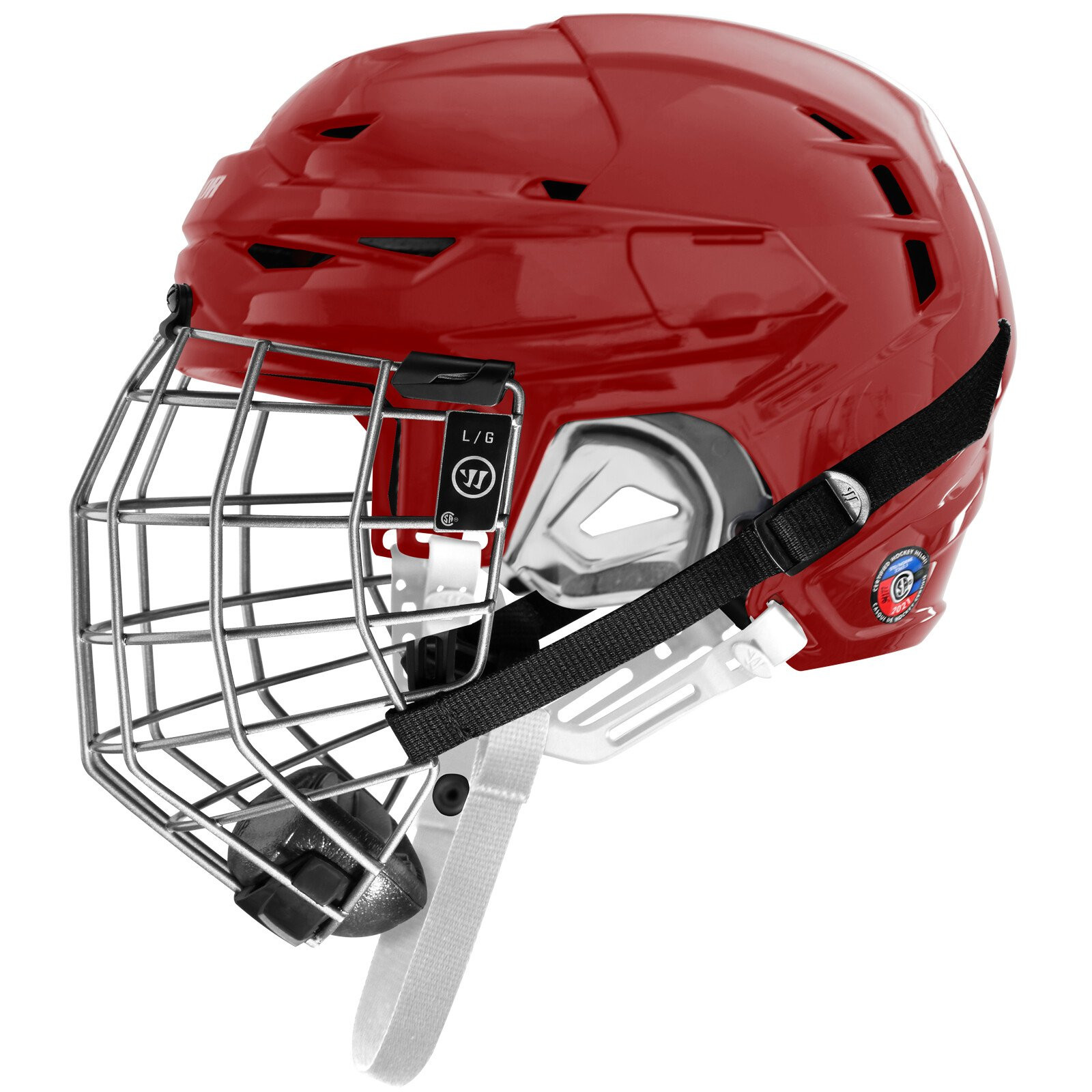 Warrior  Covert CF 100 Senior red  Hokejová helma Combo, Senior