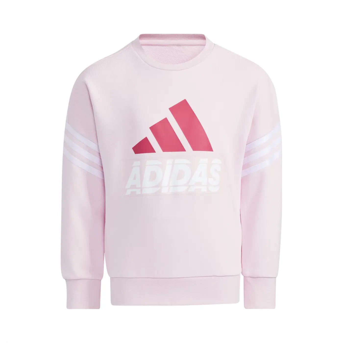 Dětská mikina adidas  Graphic Crew Neck Clear Pink