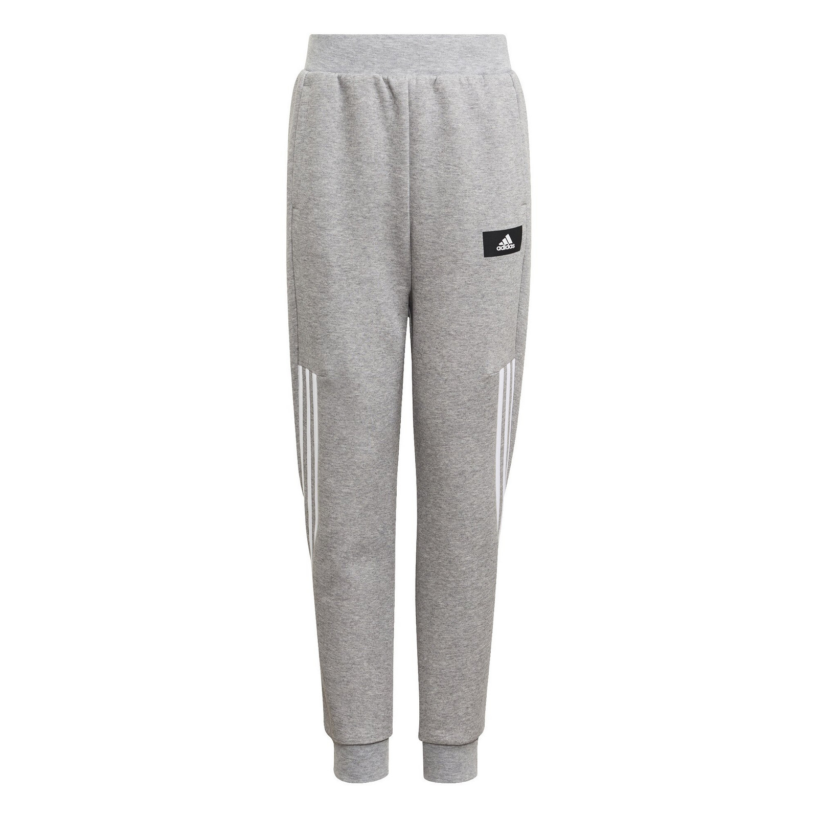 Chlapecké tepláky adidas  Future Icons 3-Stripes Tapered-Leg Pants Medium Grey Heather