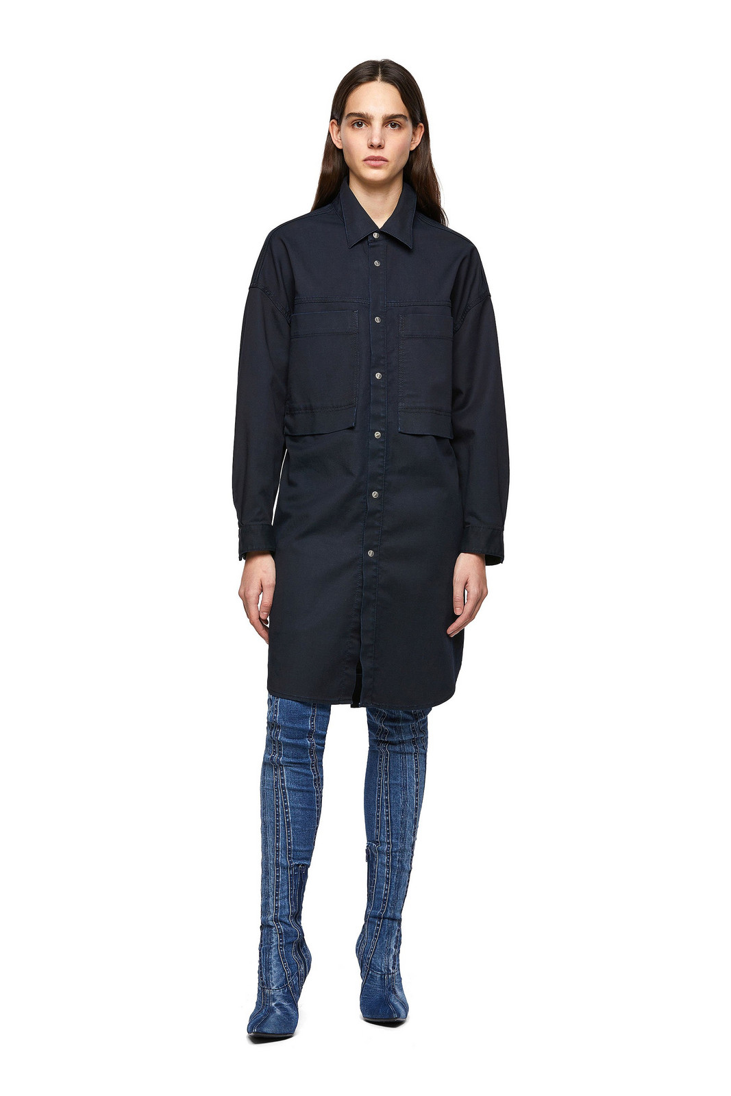 Diesel Dress - DBABLYXSPNE DRESS blue